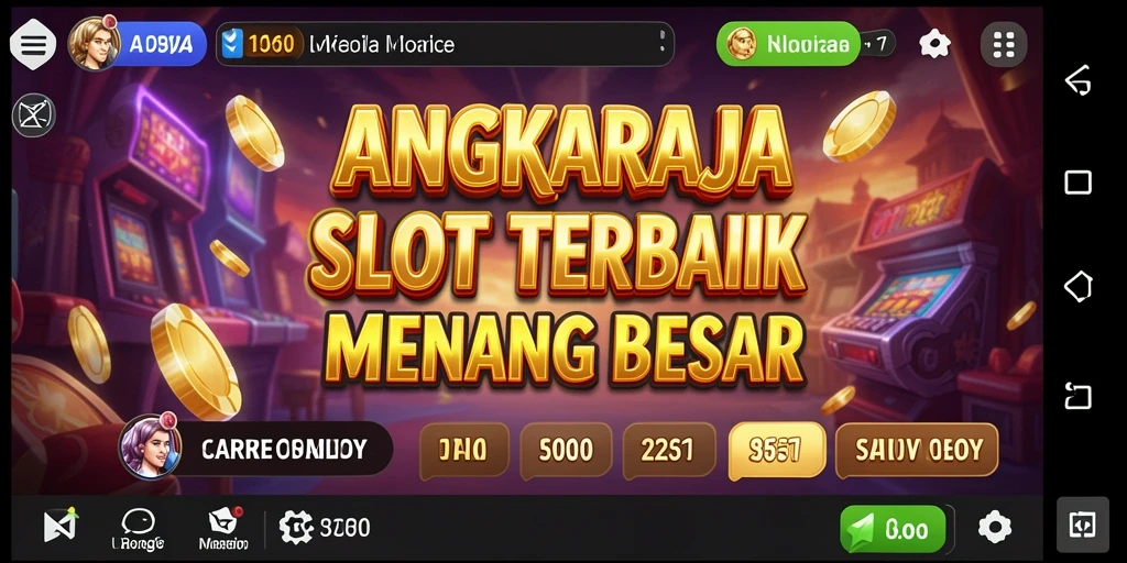Tampilan gameplay seru dari ANGKARAJA dengan berbagai tema menarik.