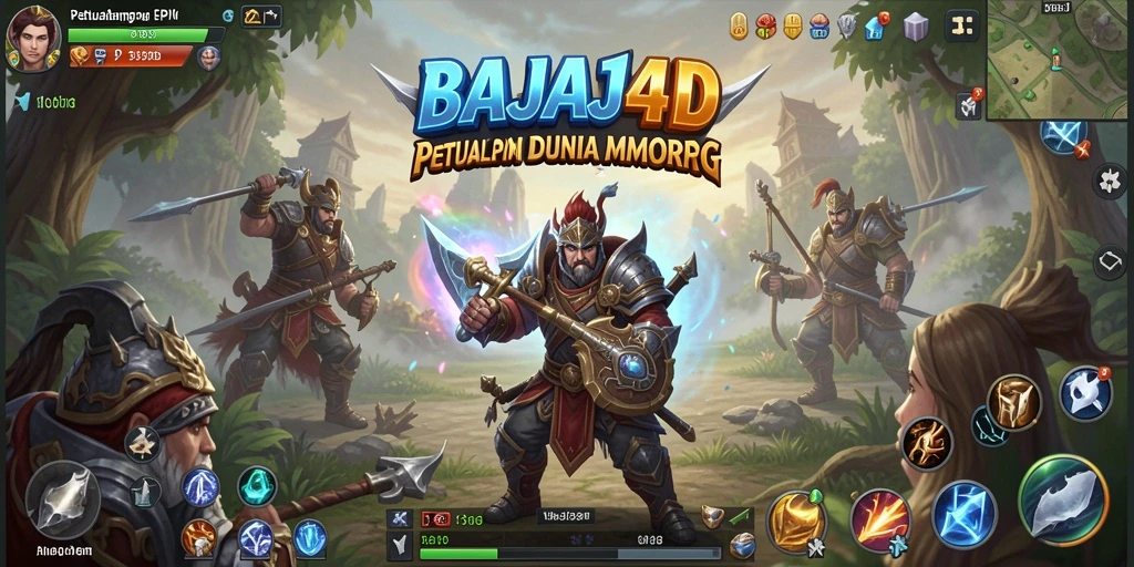 Tampilan screenshot gameplay BAJAJ4D yang menampilkan petualangan seru dalam MMORPG.