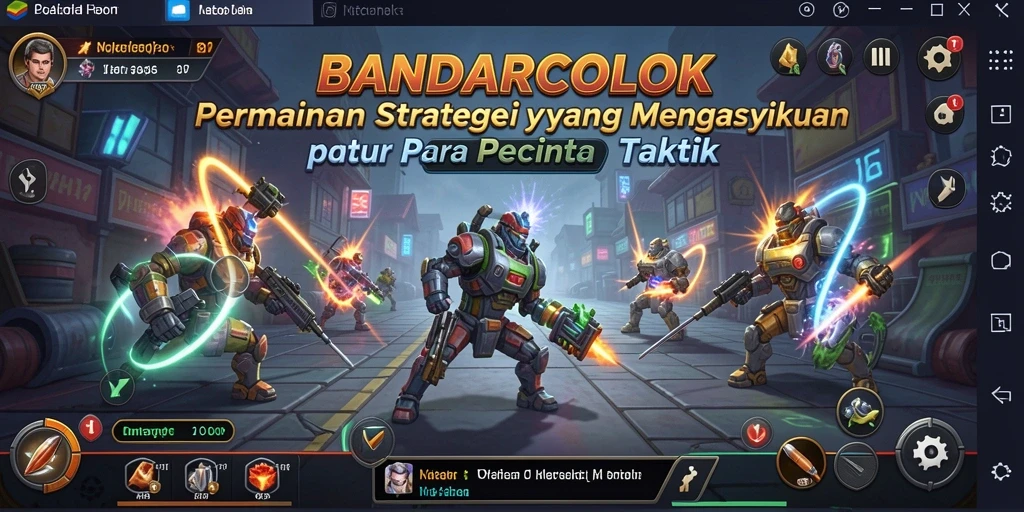 Menampilkan aksi strategi nyata dalam BANDARCOLOK.