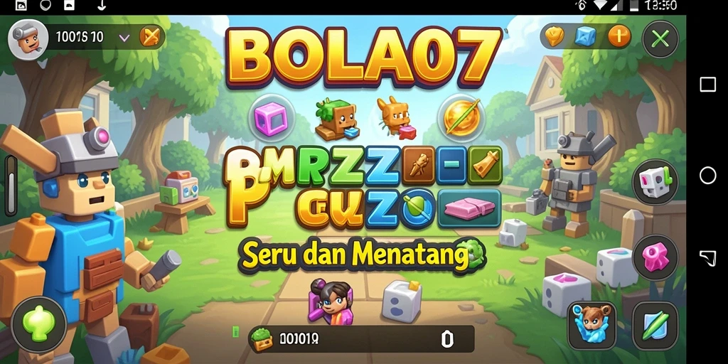 Tampilan gameplay BOLA07 yang menarik dan penuh tantangan.