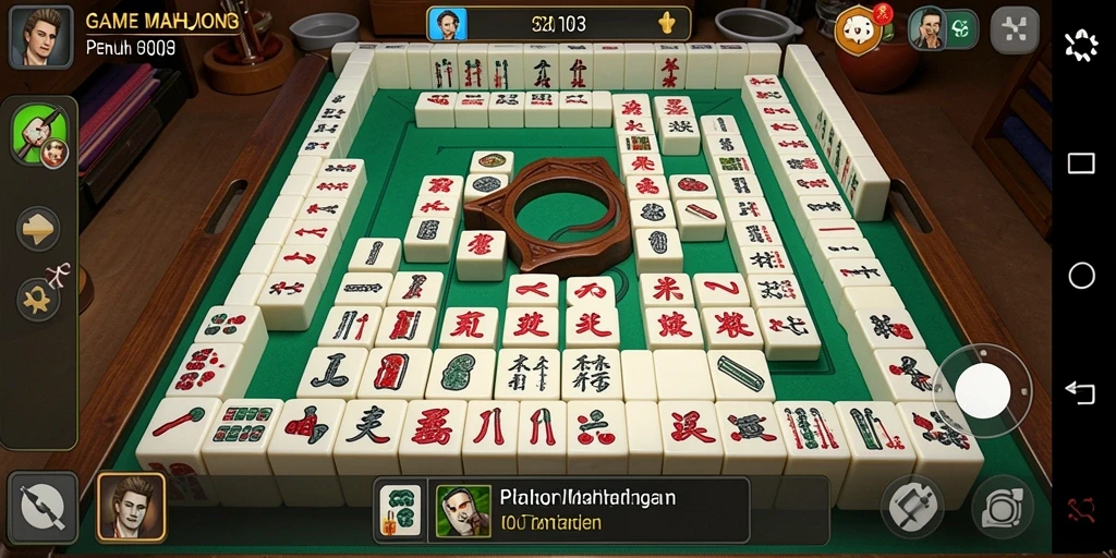 Tampilan gameplay H03 yang seru dan menantang dalam permainan Mahjong.