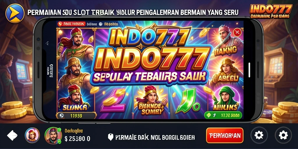 Tampilan gameplay Slot yang menarik dan interaktif di INDO777.