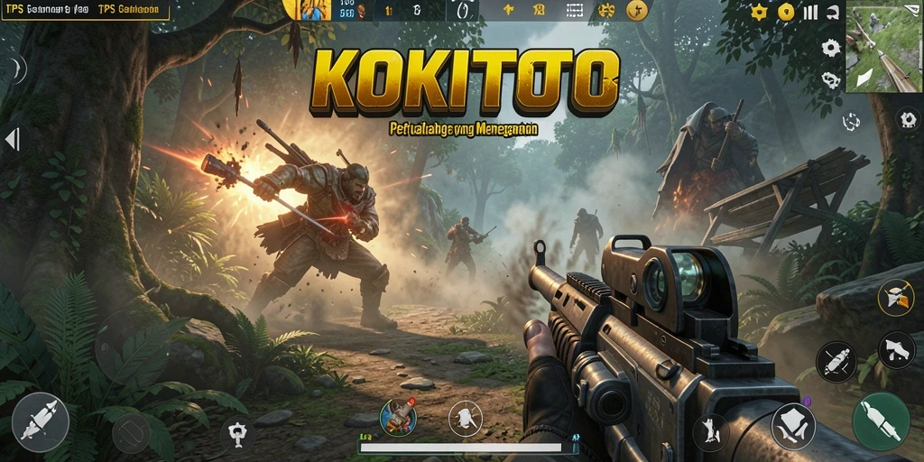 Gameplay intens di KOKITOTO dengan grafis menawan.