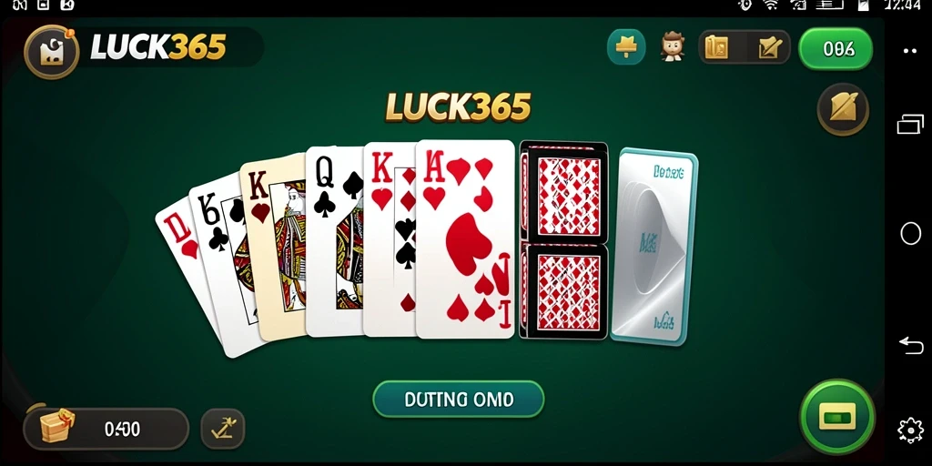 Screenshot gameplay LUCK365 yang menampilkan keseruan bermain domino.