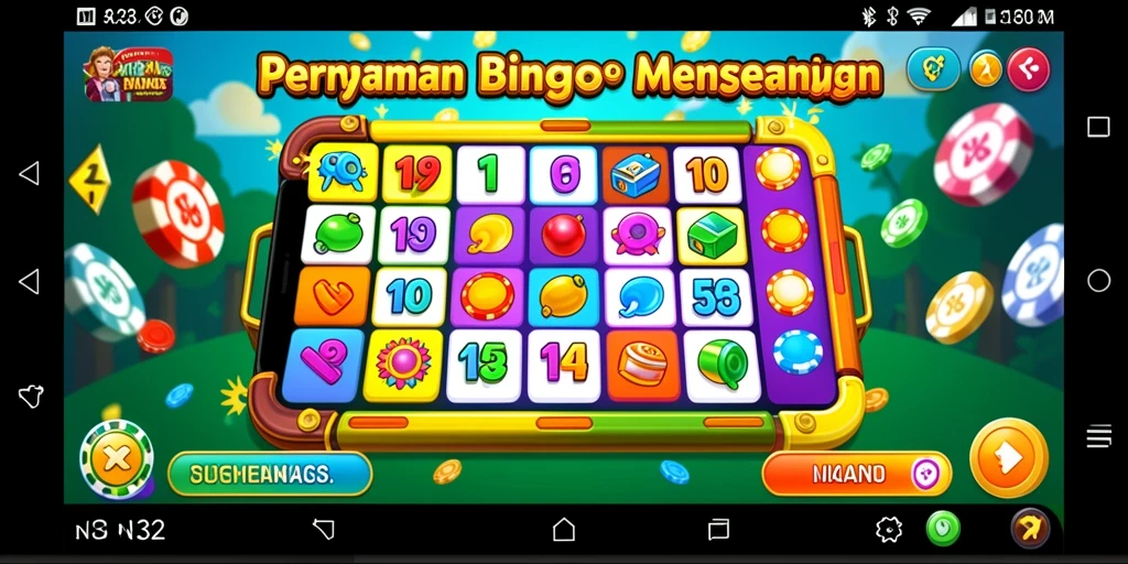 Screenshot N32 menampilkan gameplay Bingo yang seru dan interaktif.