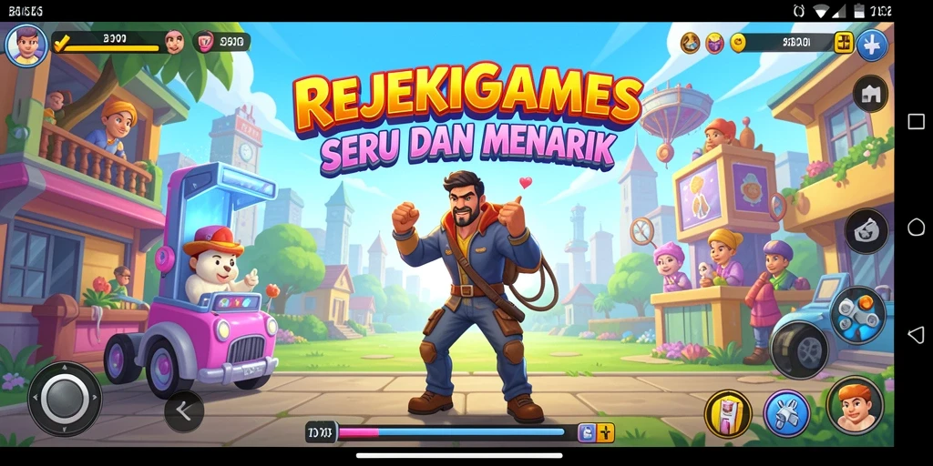 Tampilan gameplay seru dari REJEKIGAMES yang adiktif.