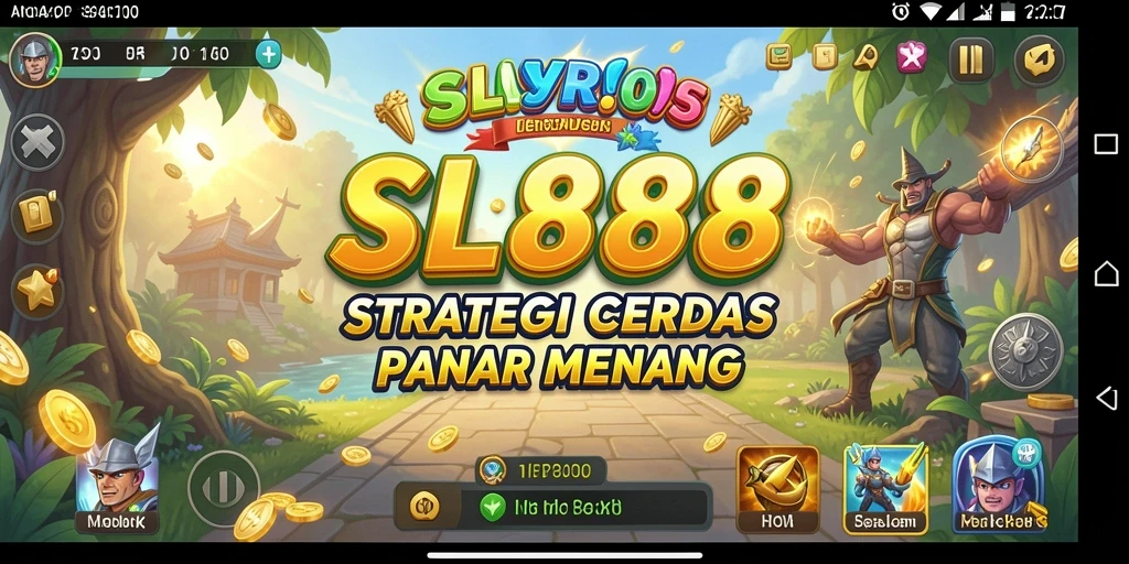 Tampilan epic pertempuran di SL888 saat pemain merancang strategi.